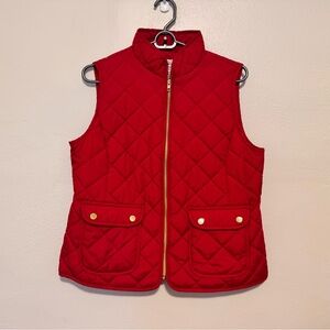 St. John's Bay Red Quilted Vest
